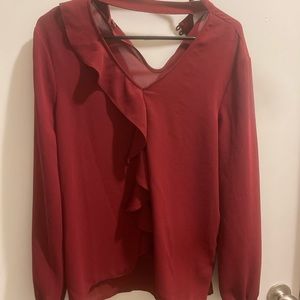 Maroon blouse
